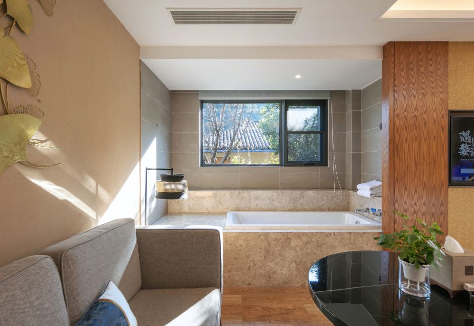 洗心院麻将大床房