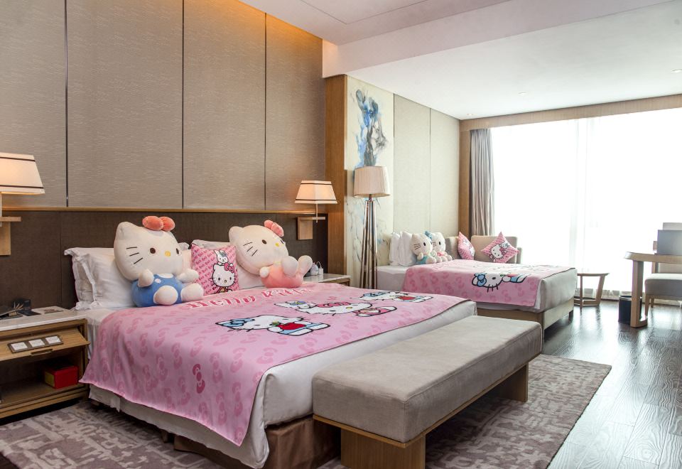 家庭亲子?豪华三人房|小童乐园|小童护栏|小童洗护