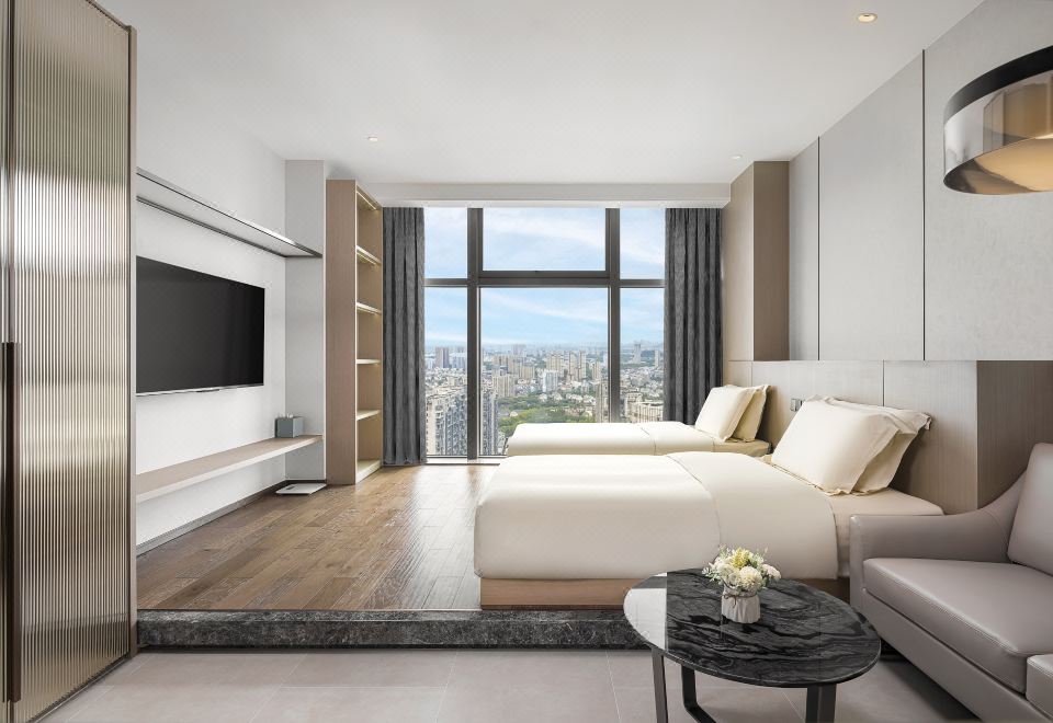 豪華景觀雙床房