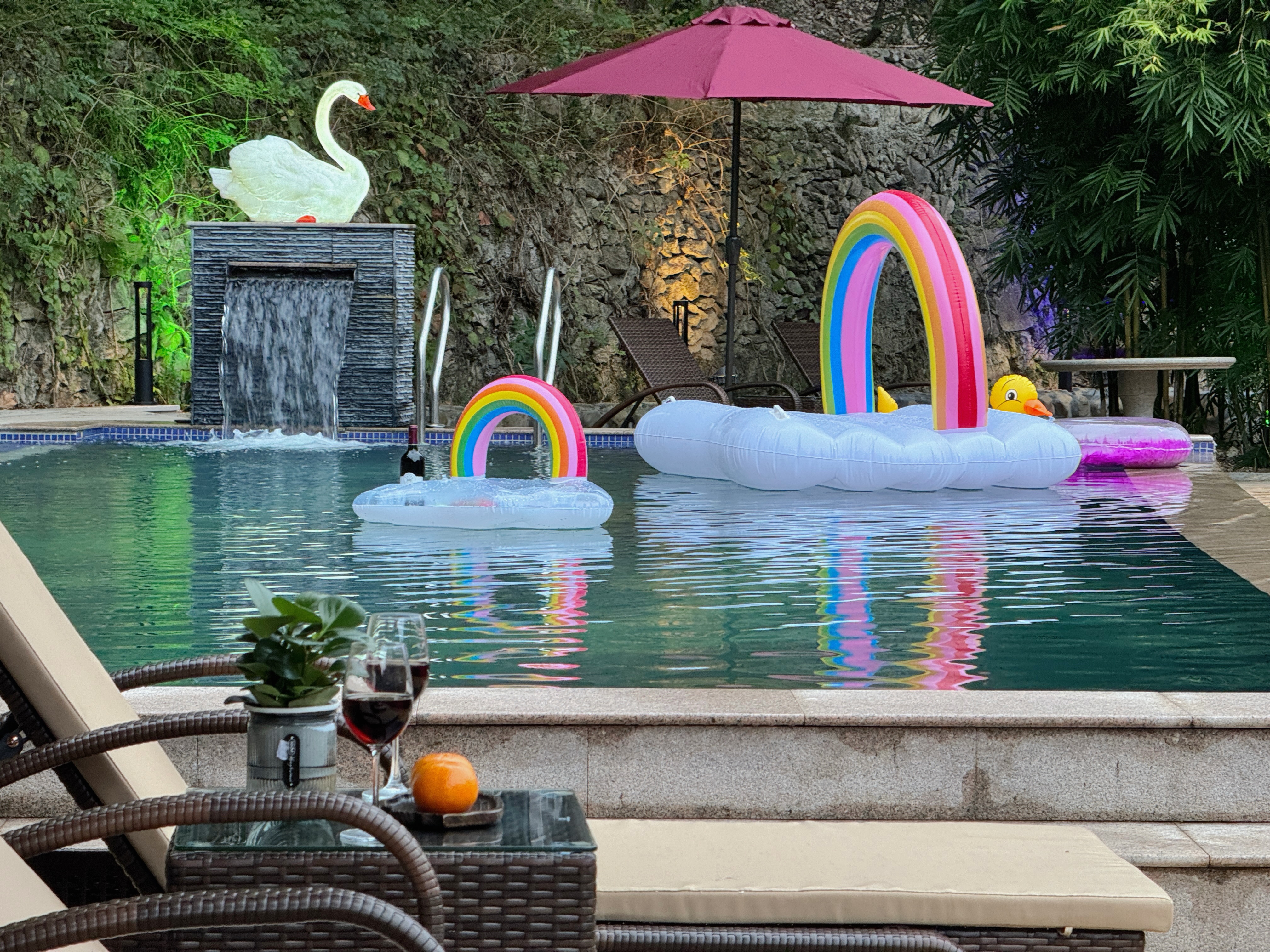 湖隐|悠然吊牀房（全景落地窗+休闲沙发+观景露台）