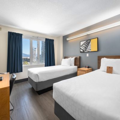 2 Single Beds, Hallway Bathroom YWCA Hotel Vancouver Promo Code