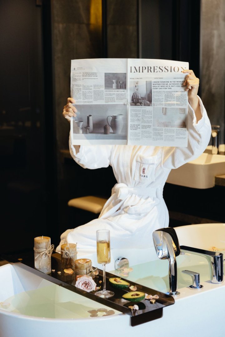 寒雪·臻享中空庭院大床房-氧吧负离子