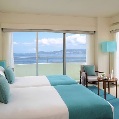 經典海灘俱樂部雙人客房（帶私人露台） ANA萬座海濱洲際飯店優惠