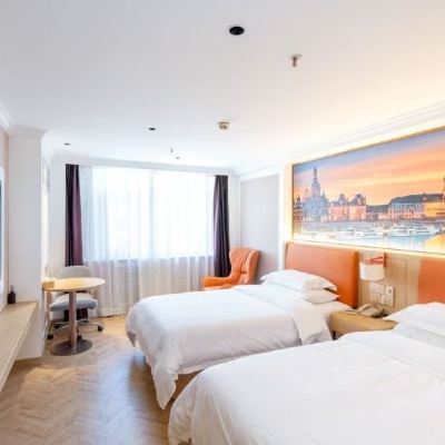 航跡之窗雙床房 格林和美商務飯店（濱海國際機場航廈地鐵站店）優惠