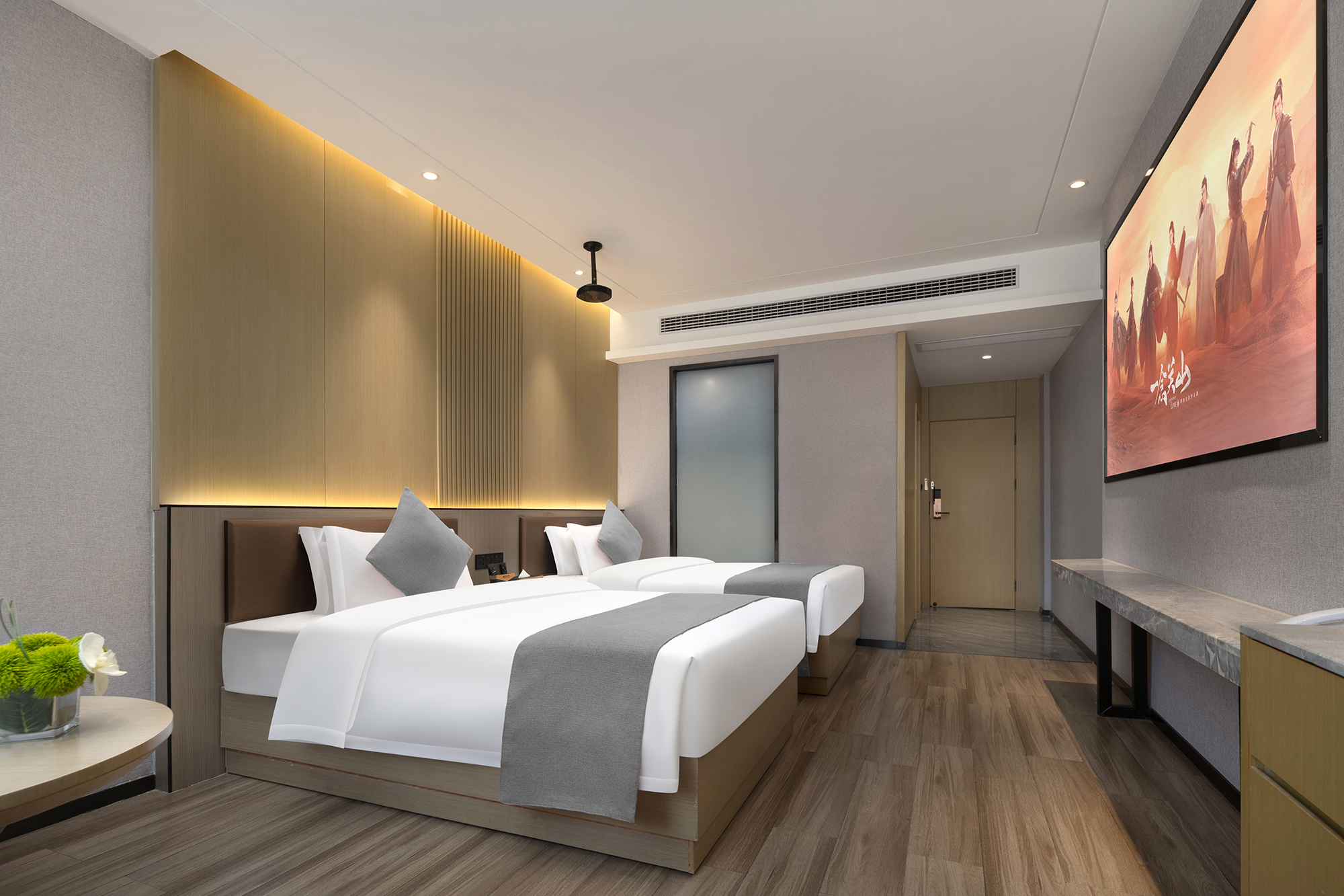 『智雅』影音雙床房（智能馬桶+超大投屏+新風空調）