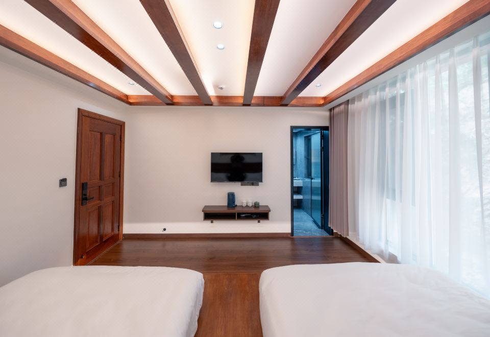 青山·豪华园景双床房