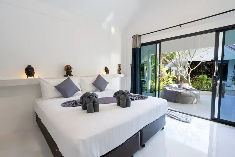 ห้องดีลักซ์วิวทะเลบางส่วน