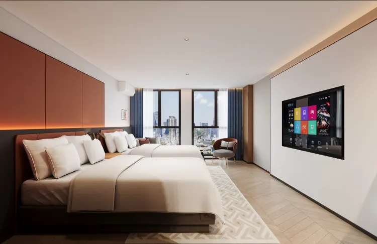 ห้องดีลักซ์ เตียงแฝด