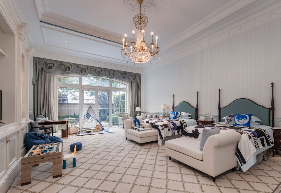 一人之下主题庭院双床房