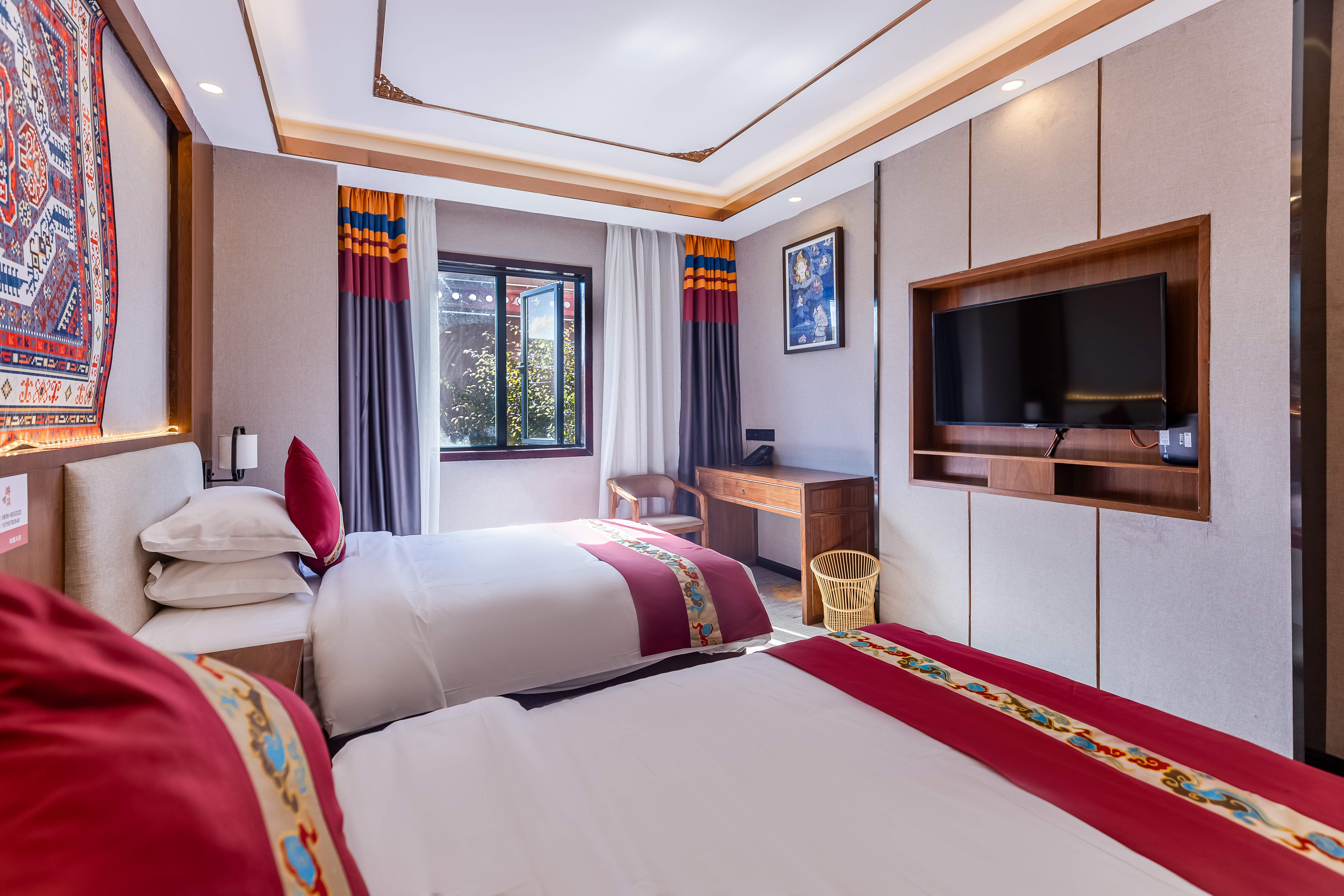 苑景古城静谧双床房