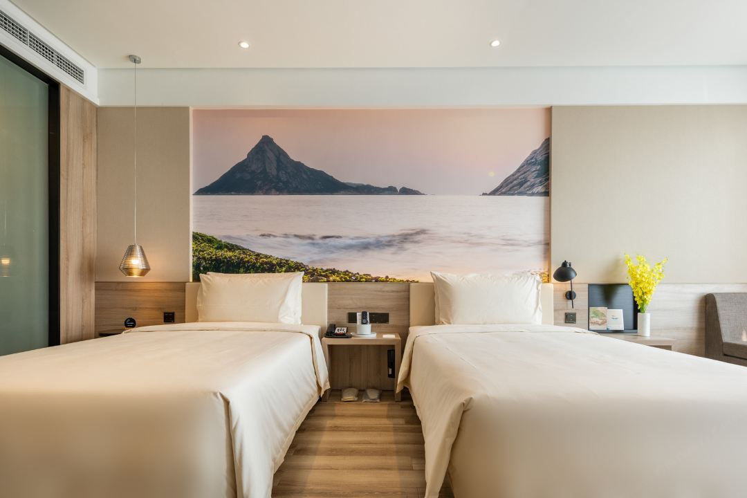 行政双床房（裸棉床品+迷你冰箱+乾湿分离）