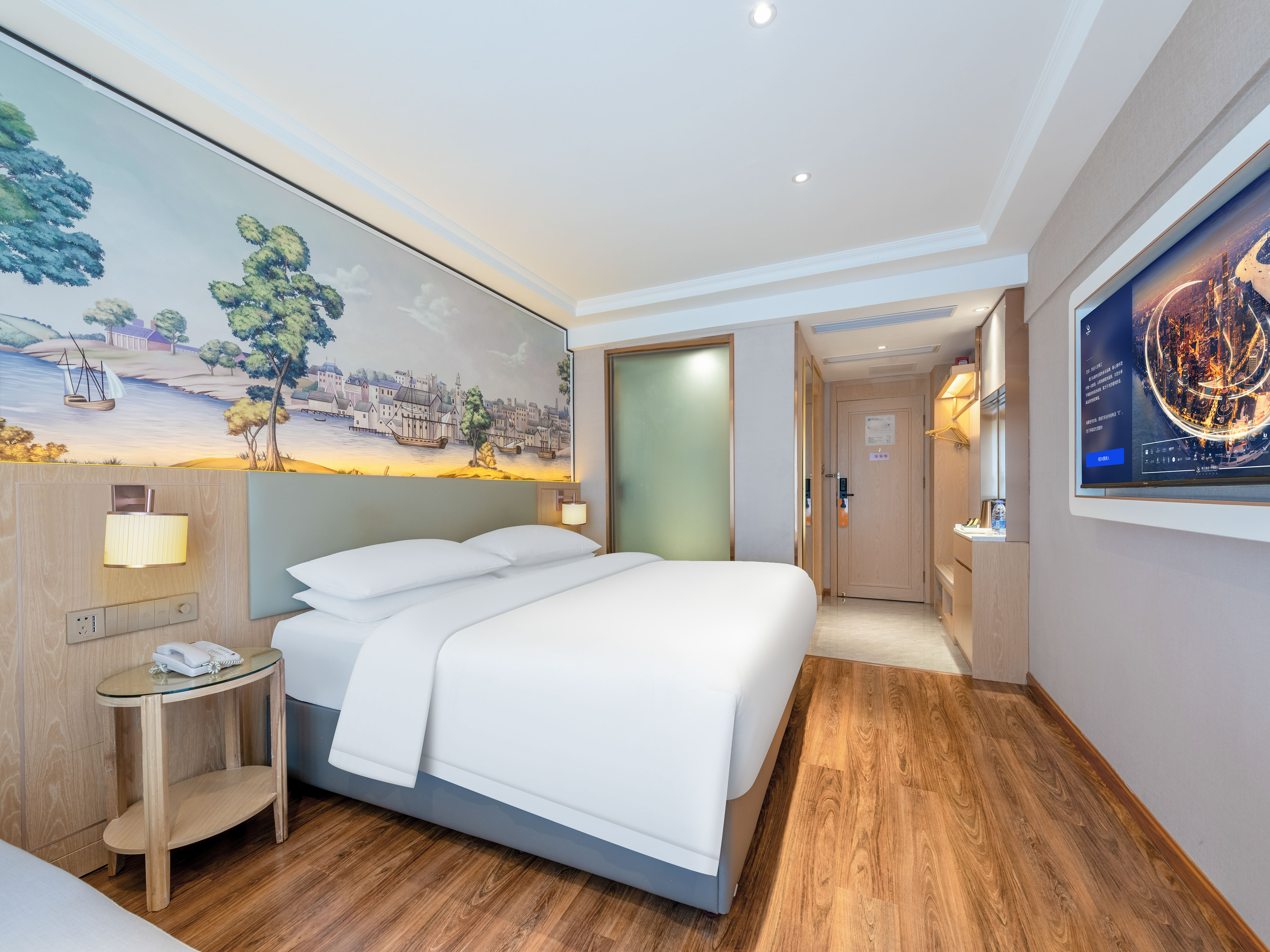 豪华大床房｜高清电视｜新风净化｜深睡记忆枕