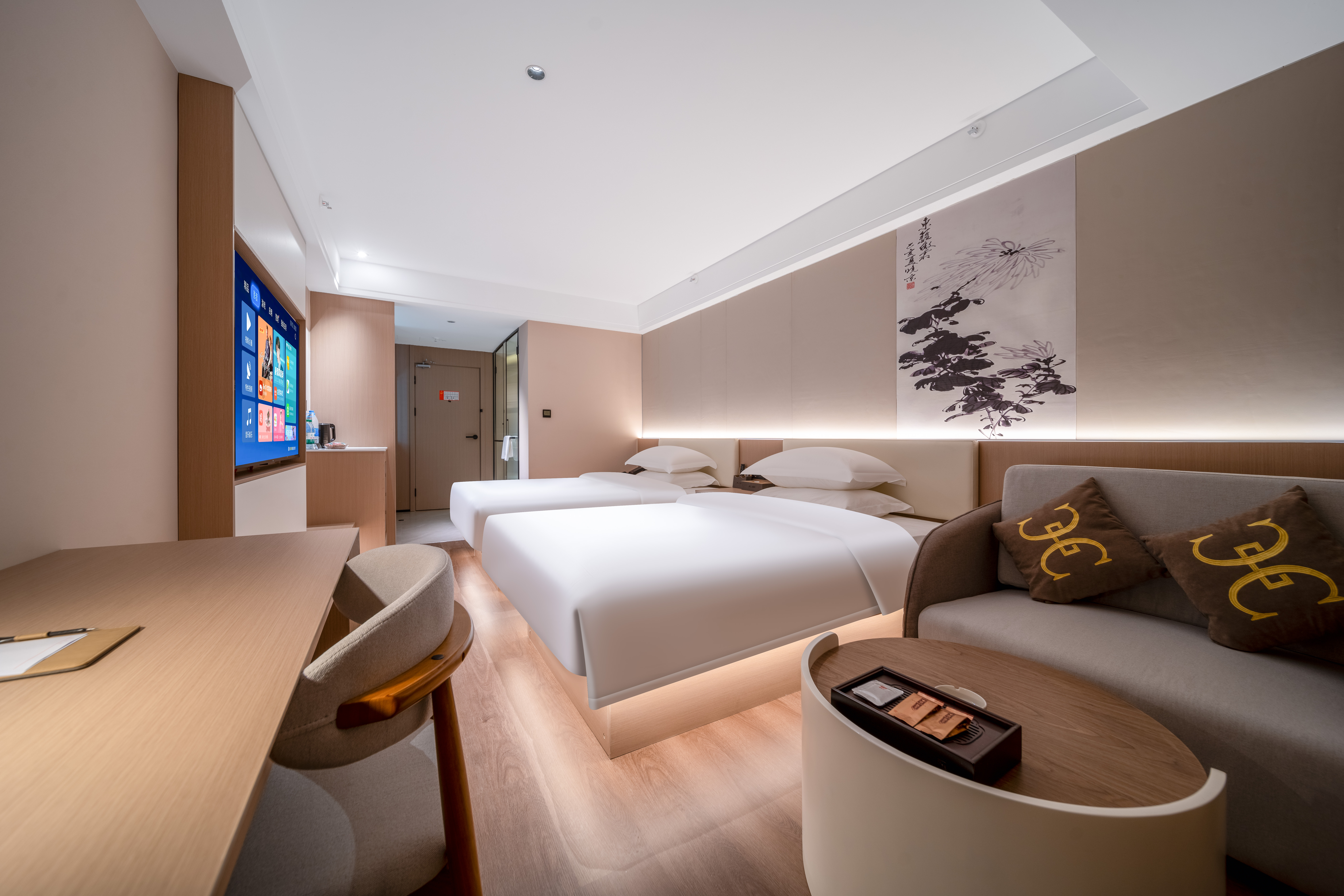 雅致特价双床房