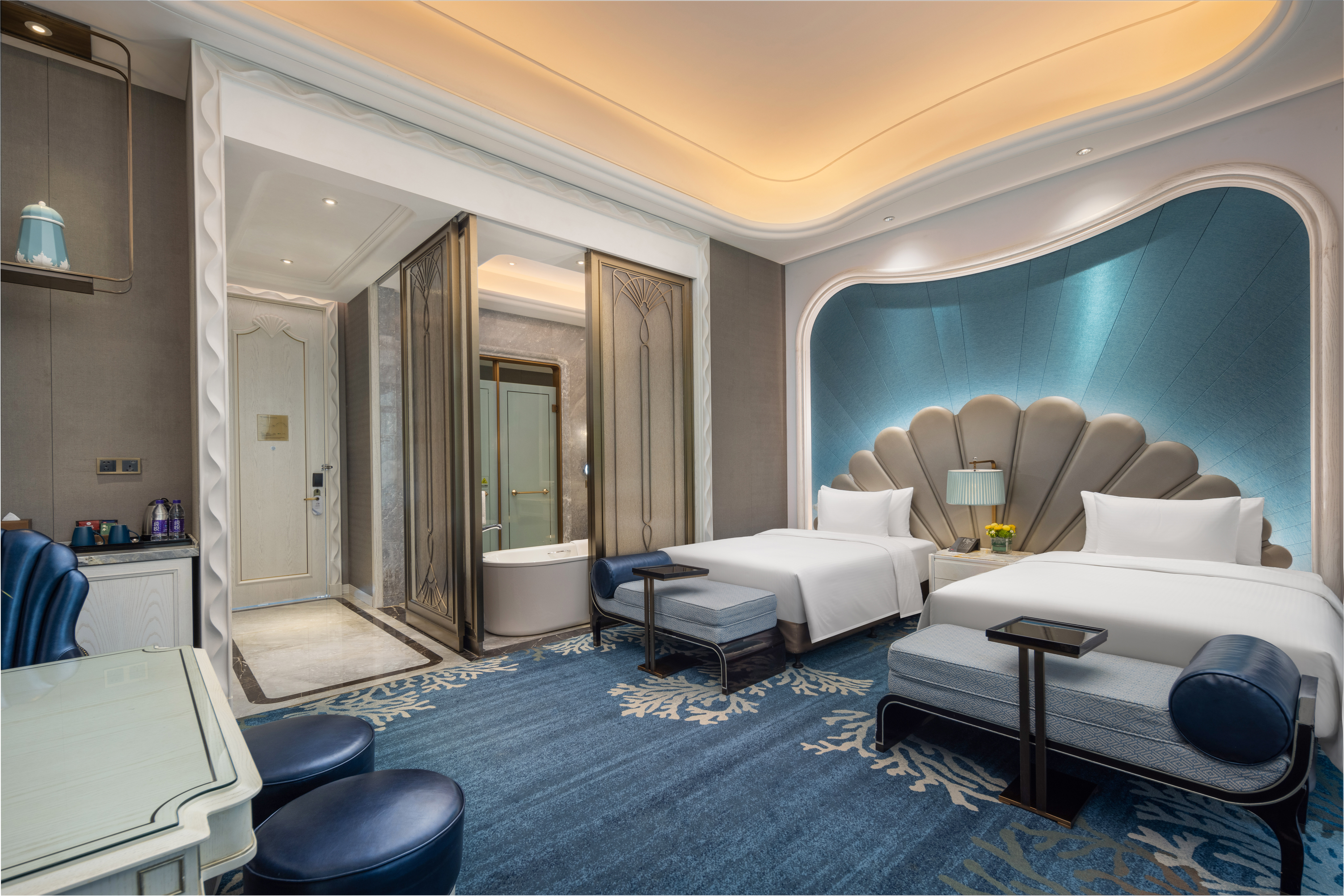 豪華海景雙床房