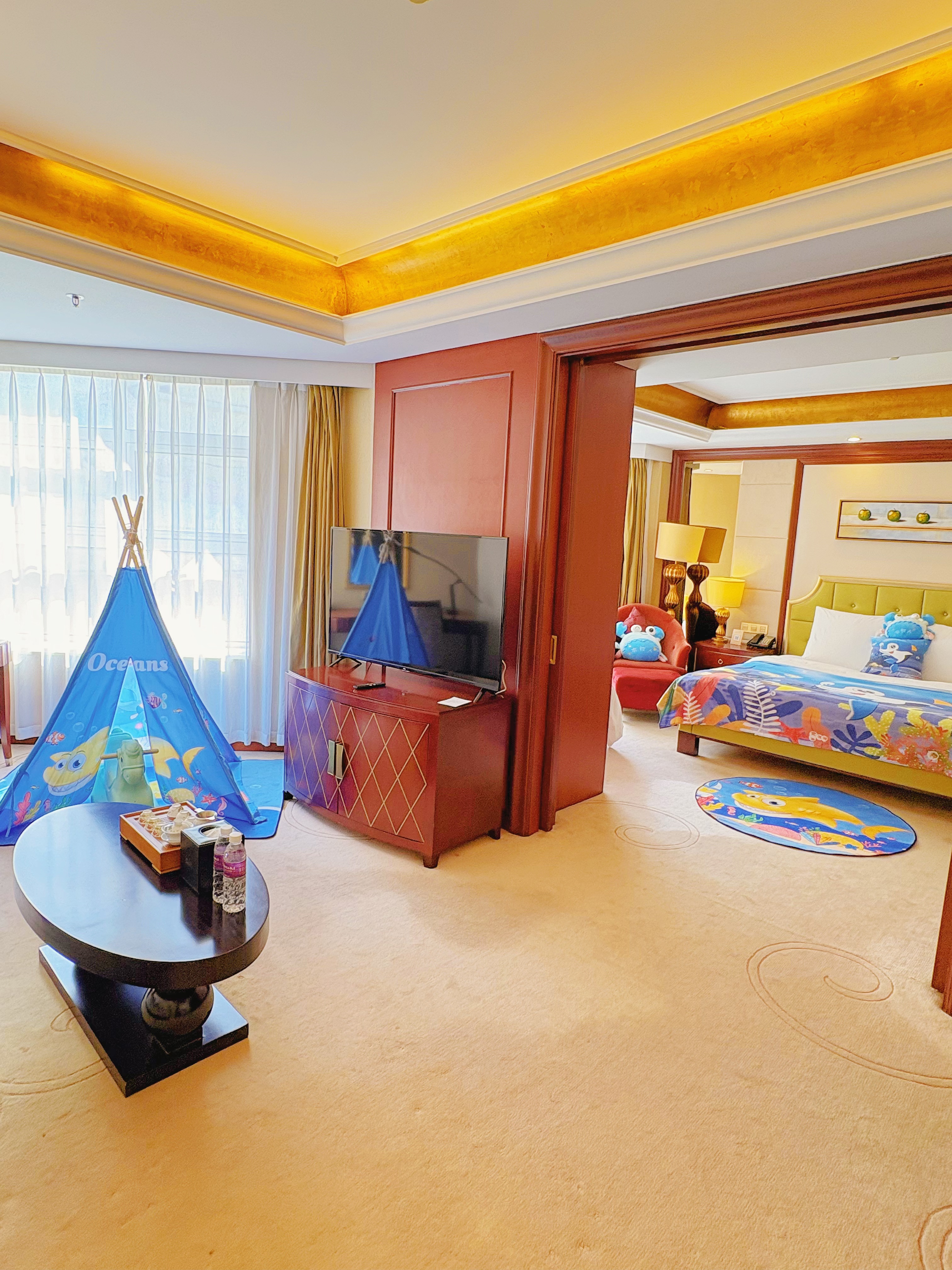 主题亲子三人套房