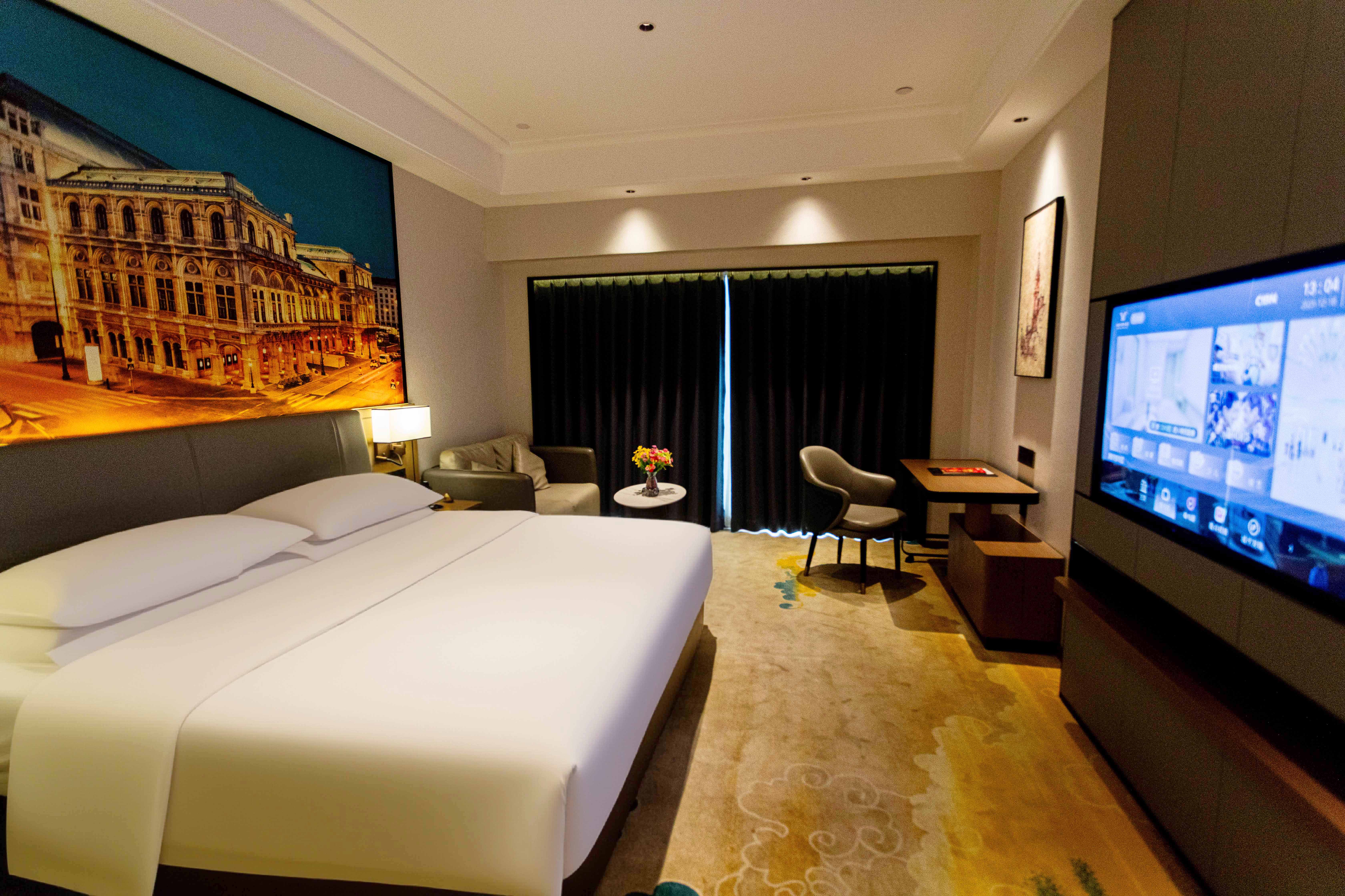 豪华大床房【雅典舒爽+高空景观+全屋智能语音】