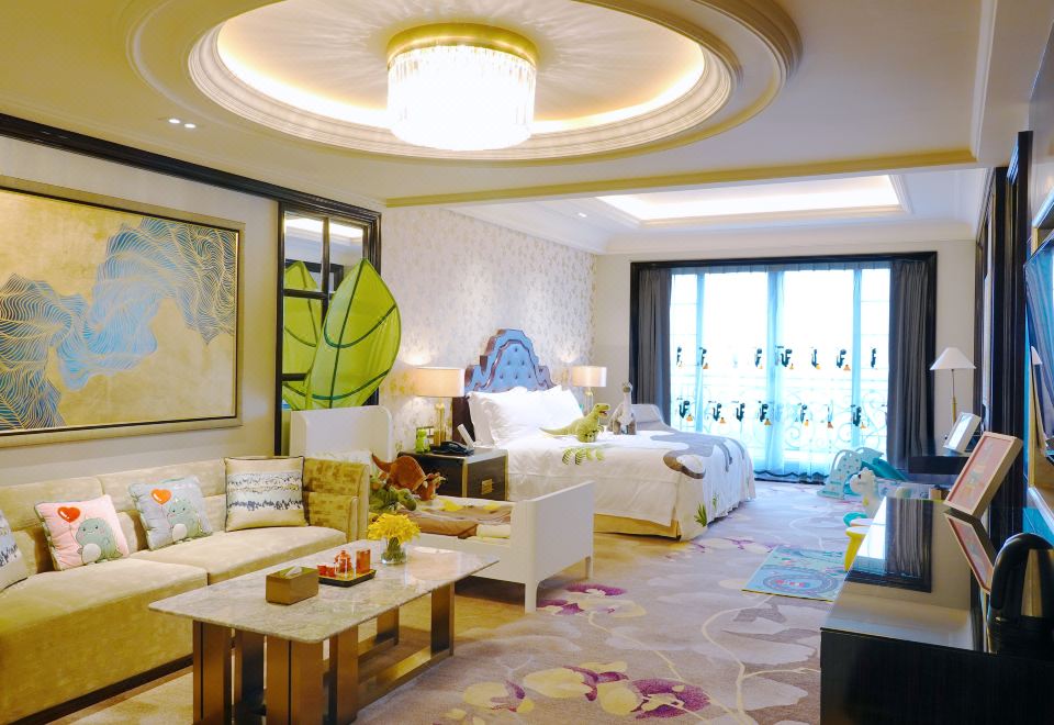 萌萌恐龍江景大床套房