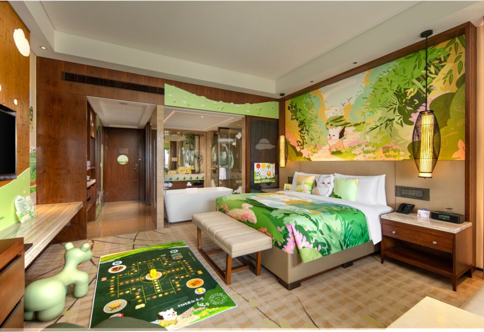 JW Marriott Hotel Zhejiang AnjiSunshine Sports Family Balcony View Double Bed Room