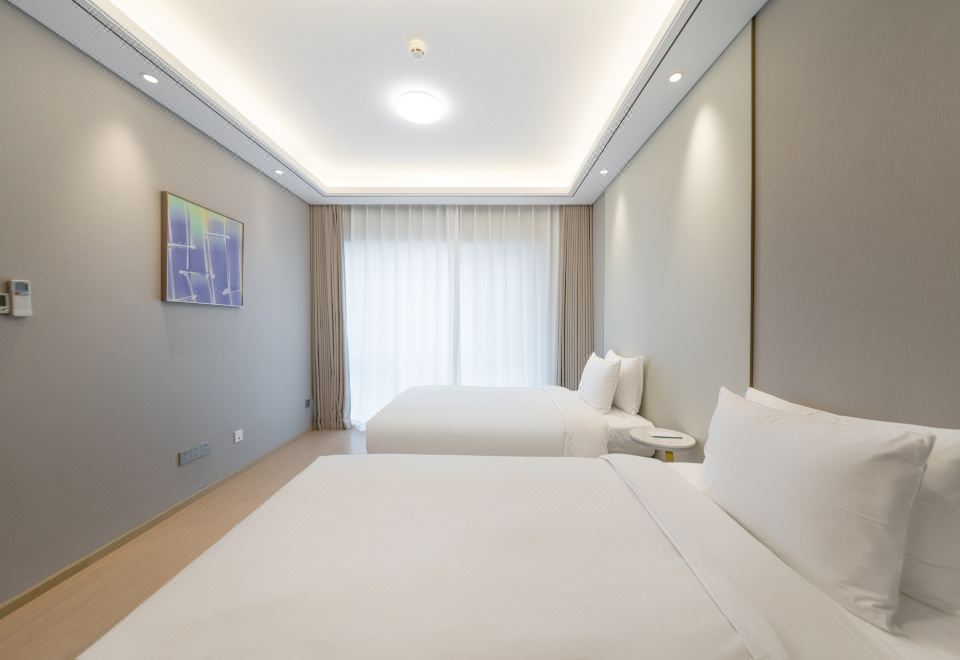 攬秀·一居雙床房丨智能馬桶丨金可兒床墊