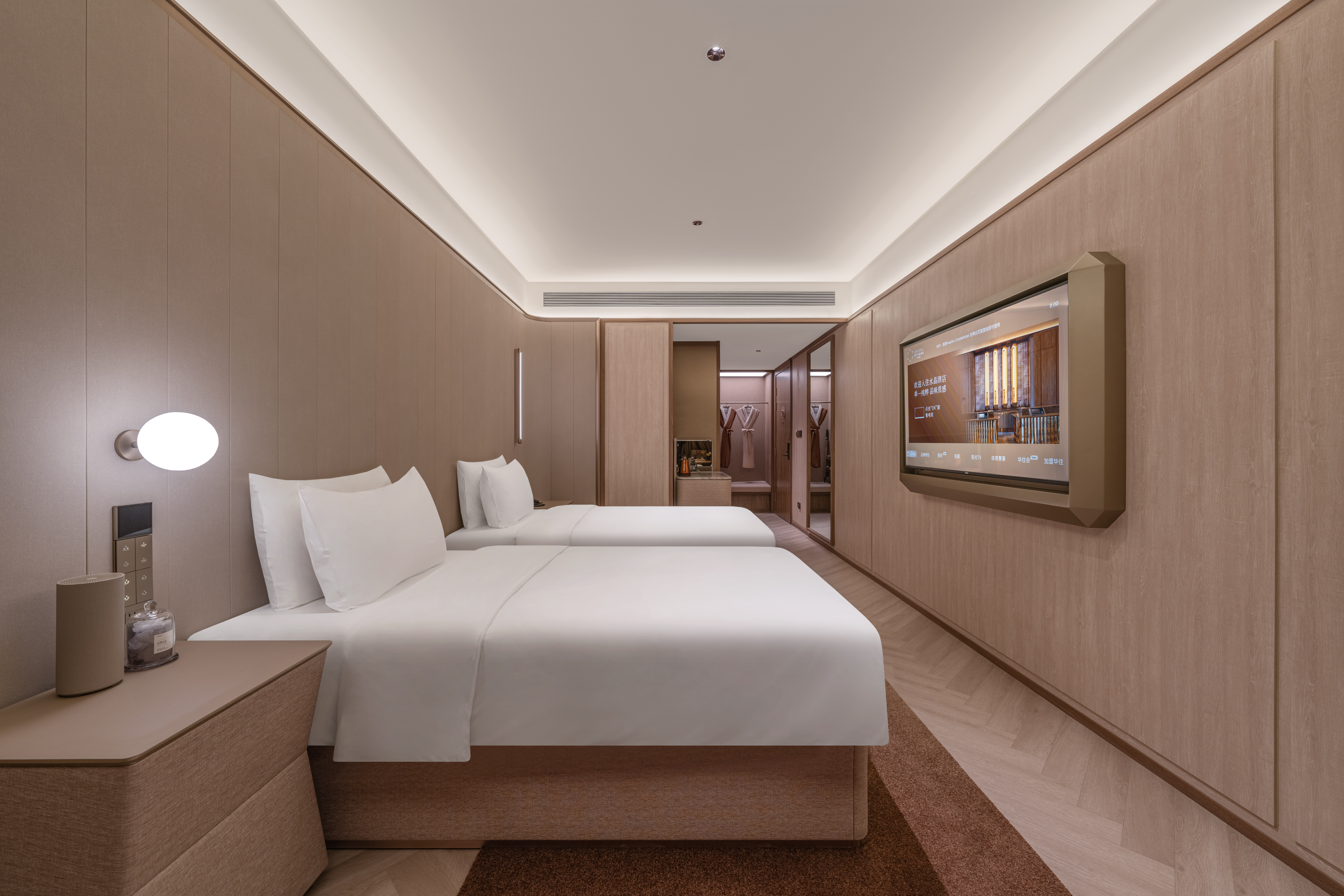 豪华双床房（丝涟床垫+徕芬吹风机+Mini吧+助眠音箱）