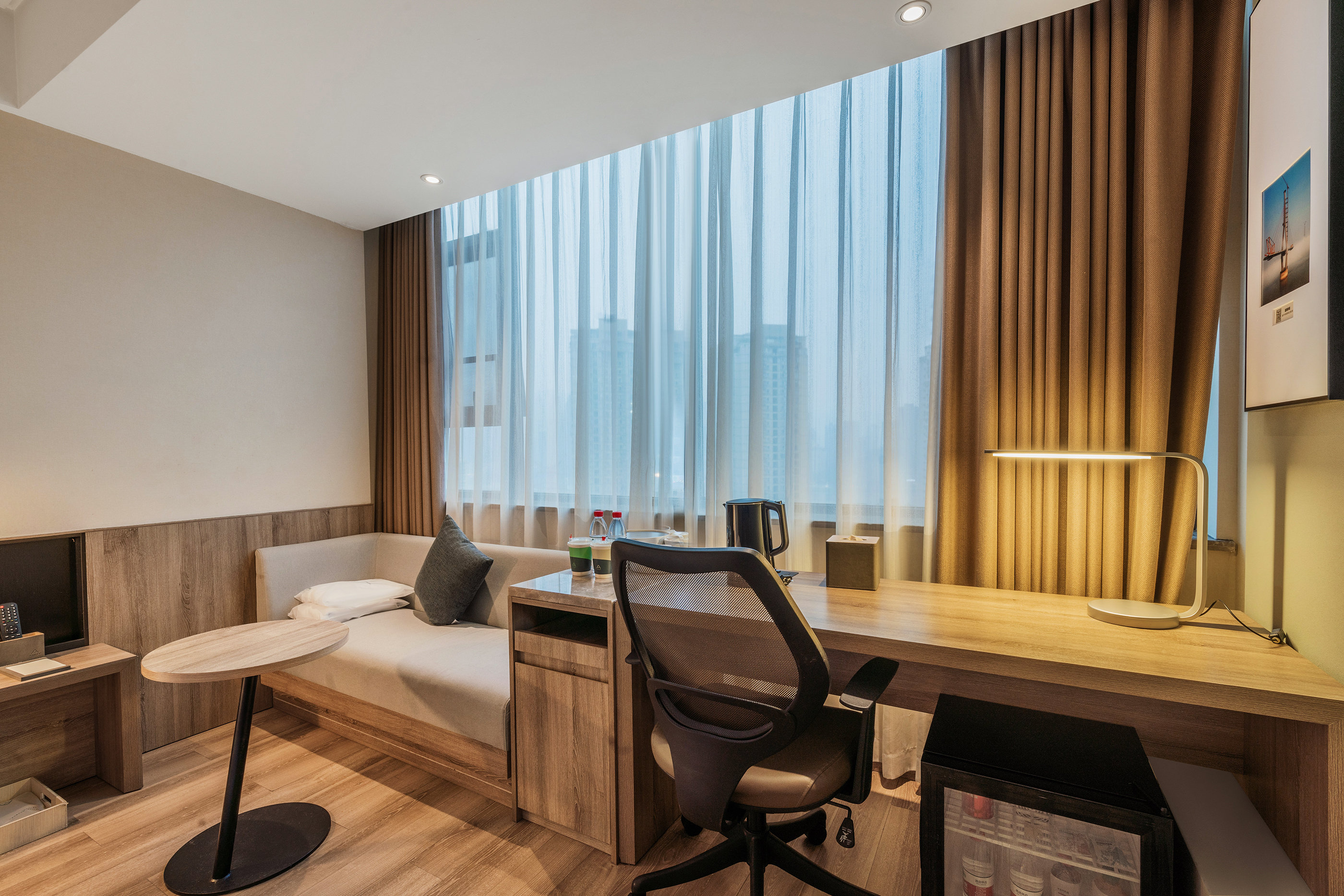 几木城景双卧家庭套房（LaiFen吹风+小冰箱+小童洗护）