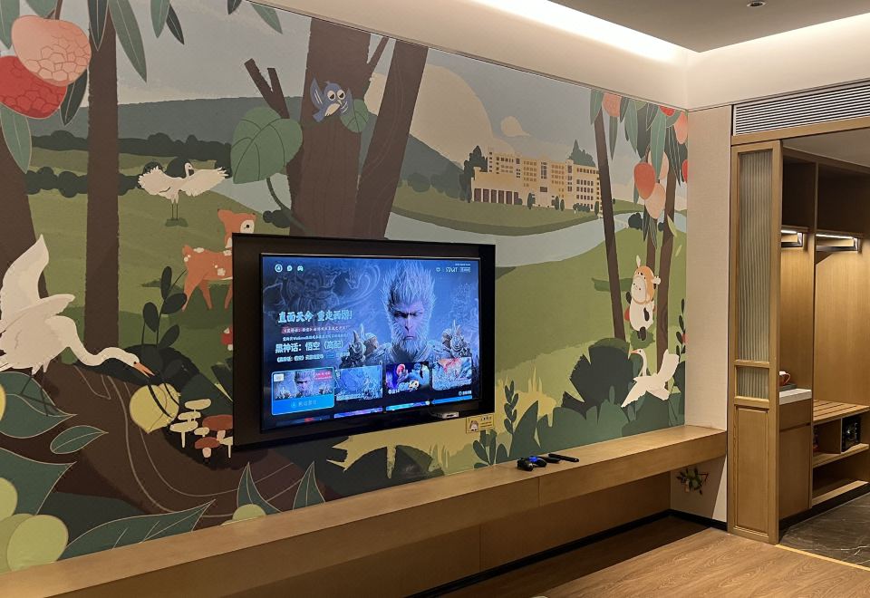 奇幻森林亲子主题双床房-独立泡池