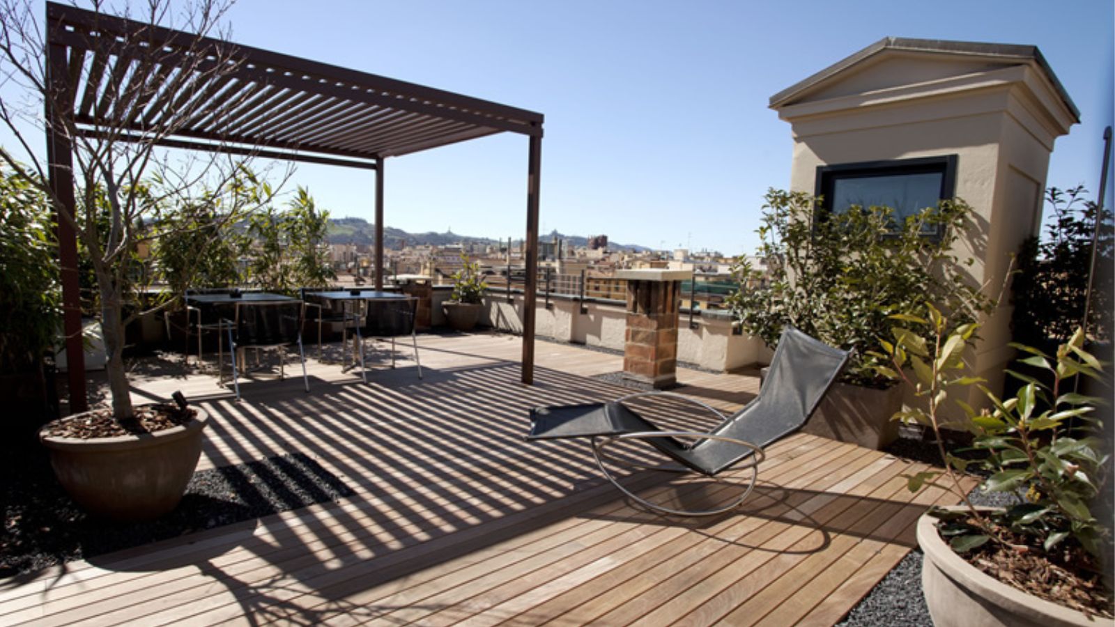 帝国套房设有全景露台