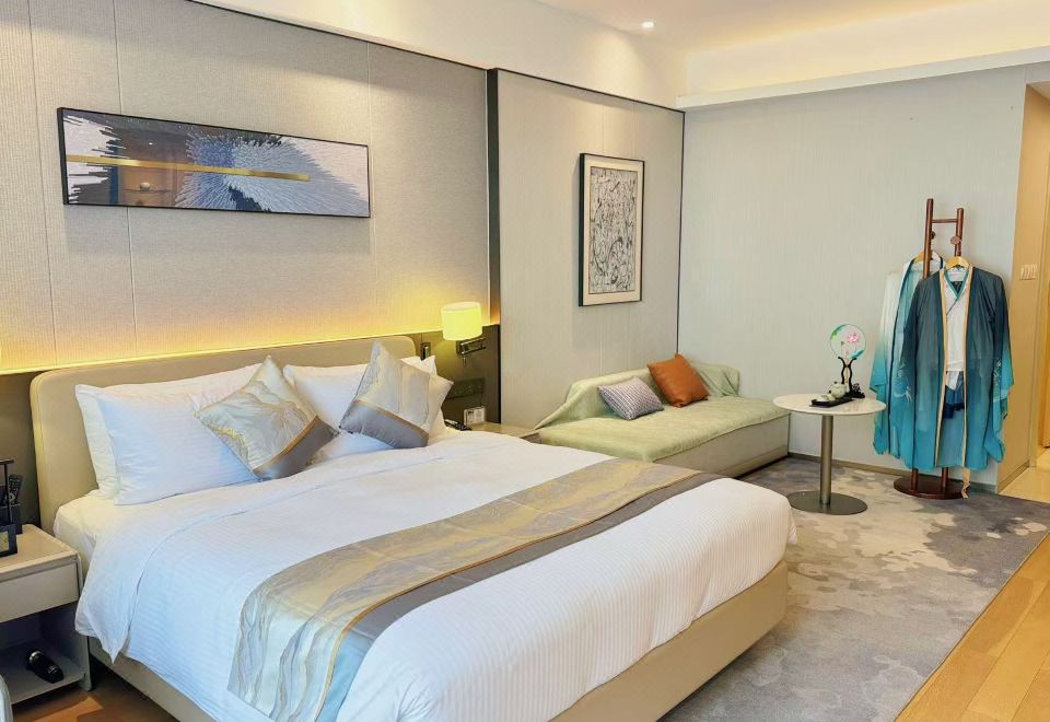 漢服新中式主題行政大床房（洗衣機+廚房+冰箱）