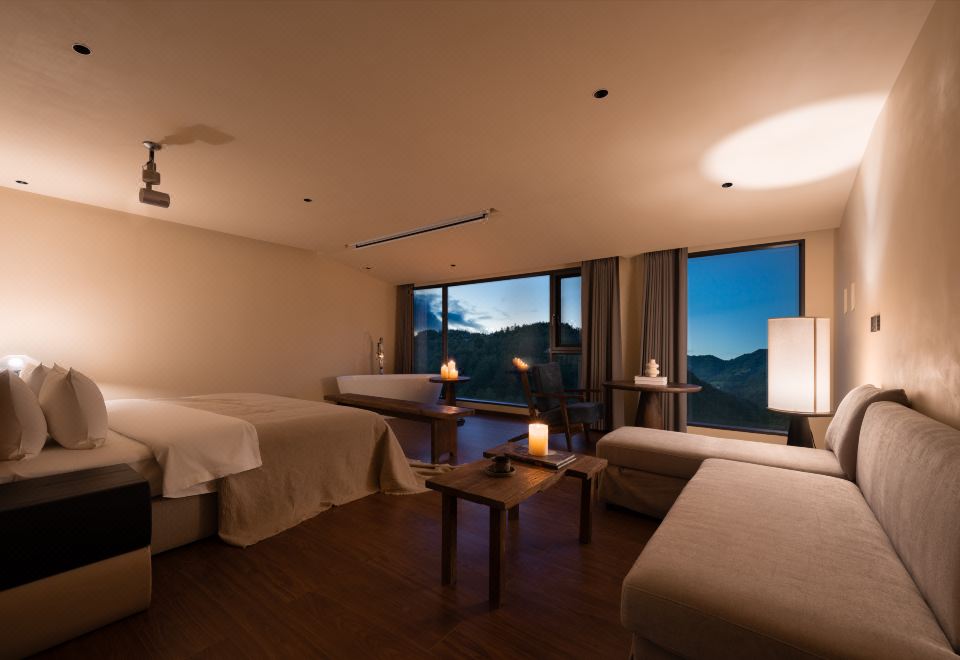 木瑾.观景大床套房-零压床垫︱智能客控︱极米投屏