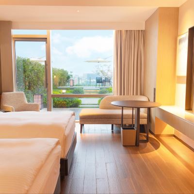 湖景花園雙床客房 上海松江凱悅飯店優惠