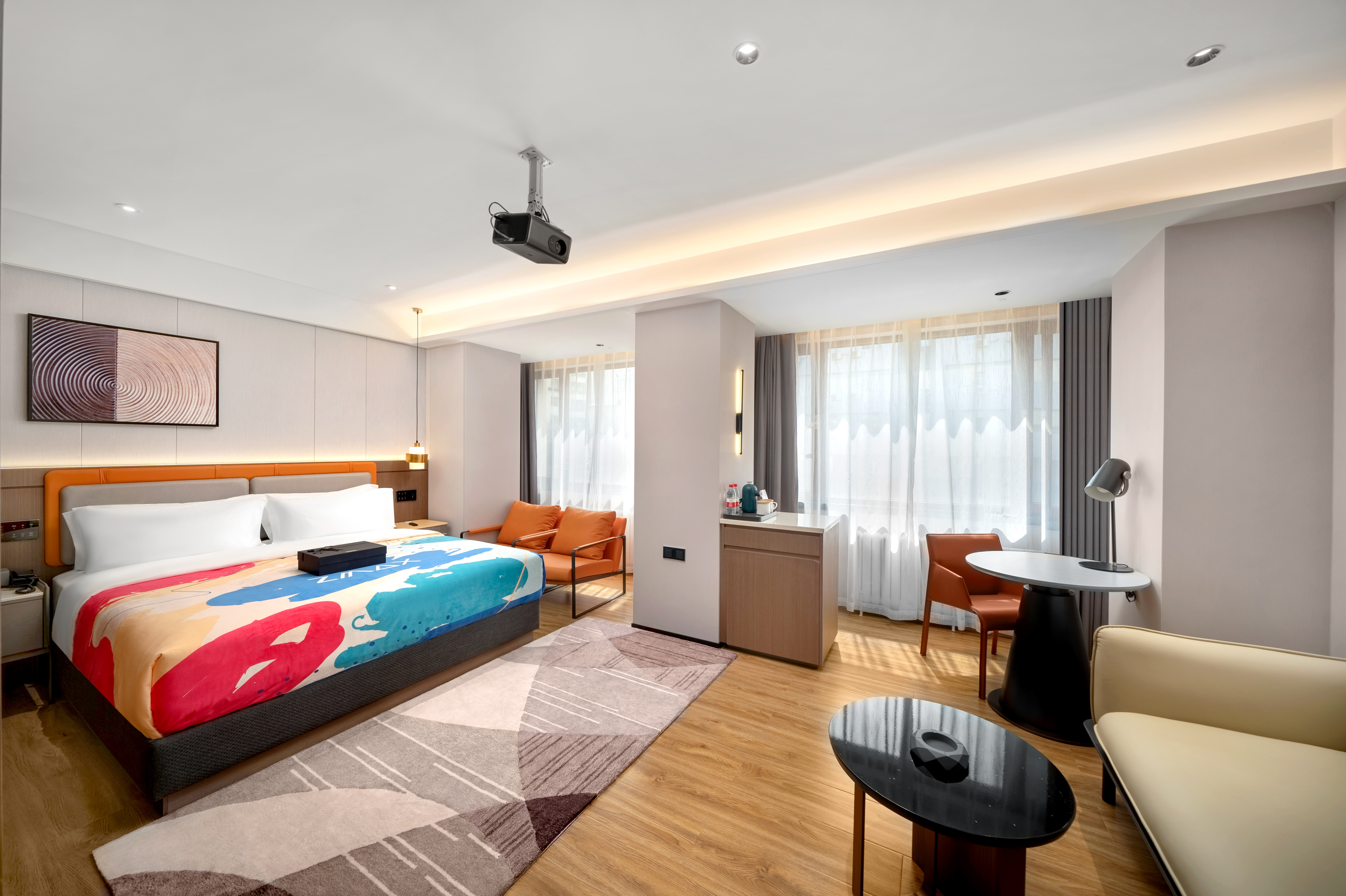 ZMAX Manxi Hotel (Harbin Central Street Sophia Church Store)彩蛋房（智能语音操控）