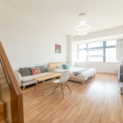 舒適複式loft雙床房【溫馨+冰箱＋洗衣機＋通風+舒睡】 五緣度四季精品公寓（廈門高崎機場店）優惠