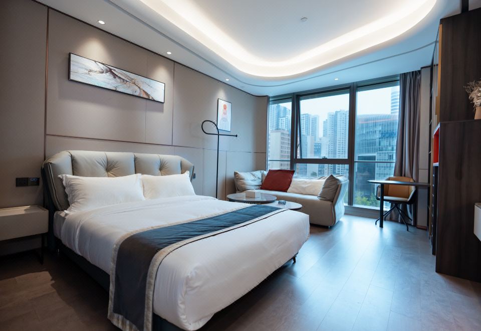 温馨单人间（洗衣机、唯宝衞浴、超清电视、全屋智控）