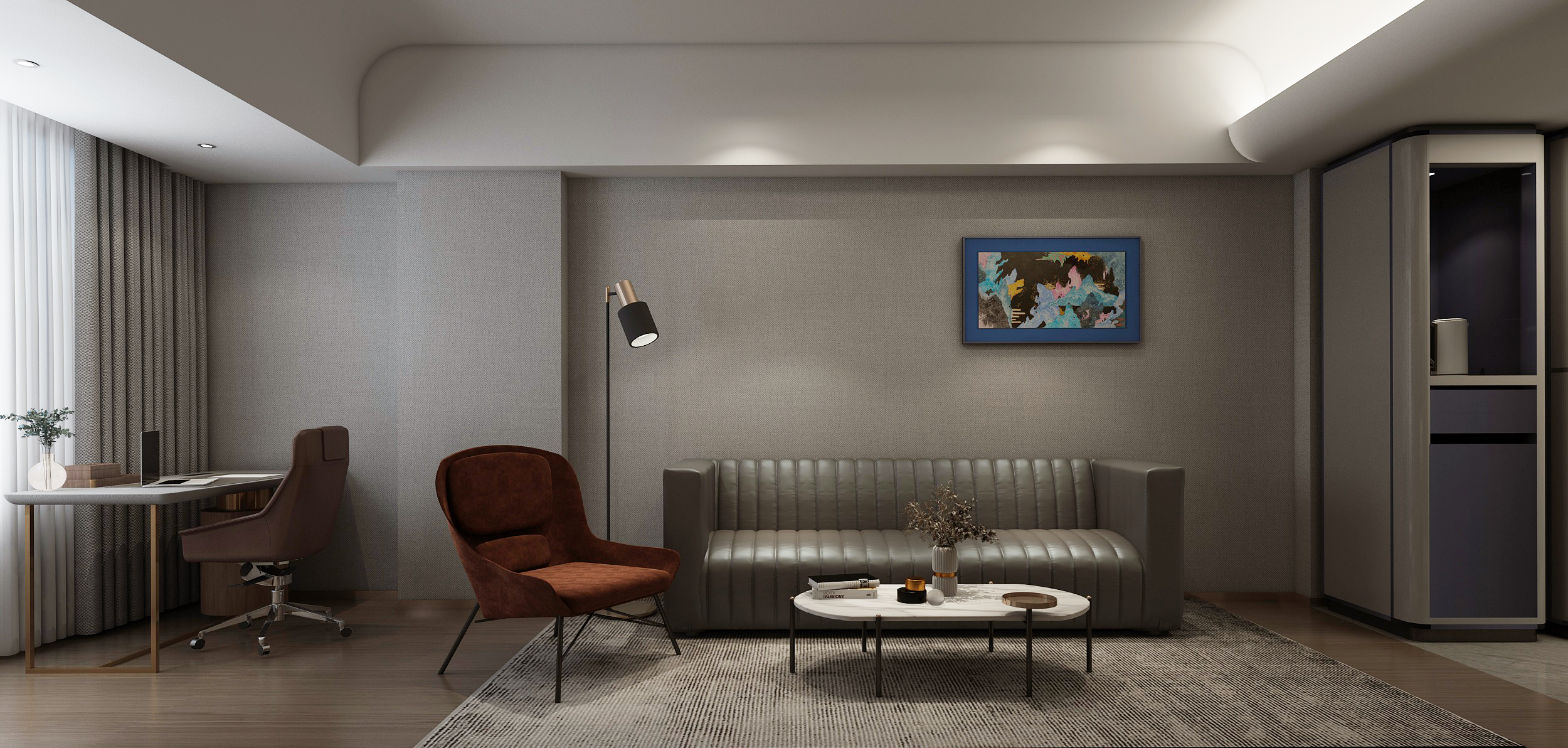 兰锦豪华家庭房（悠享舒适城景+亲肤浴袍+泡泡浴缸）