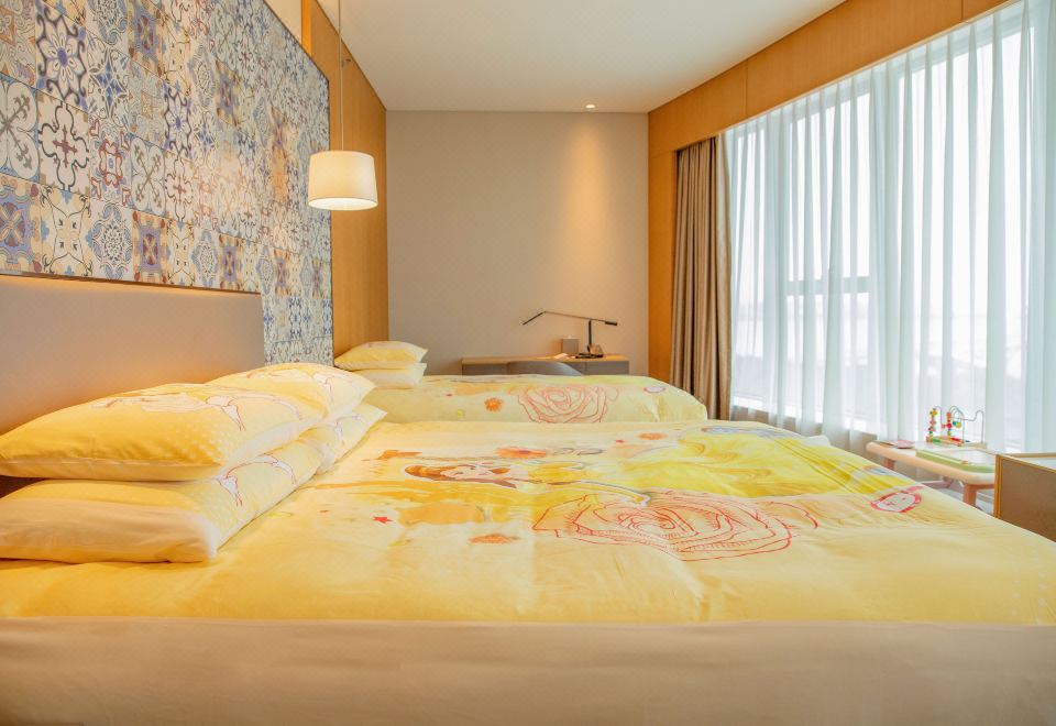 家庭灣景主題房-卡通布置·帳篷·全家樂享