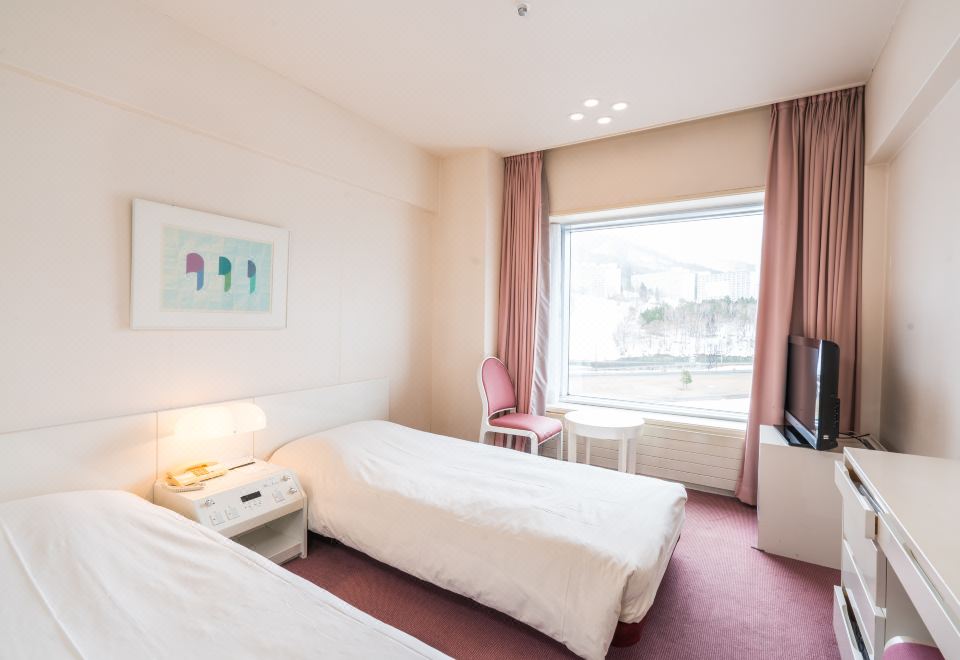 6號館雙床房B河岸景