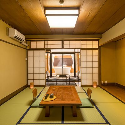 【禁煙】スタンダード露天風呂付和室 (眺望なし) 湯快リゾート 下呂温泉 下呂彩朝楽 別館 クーポン