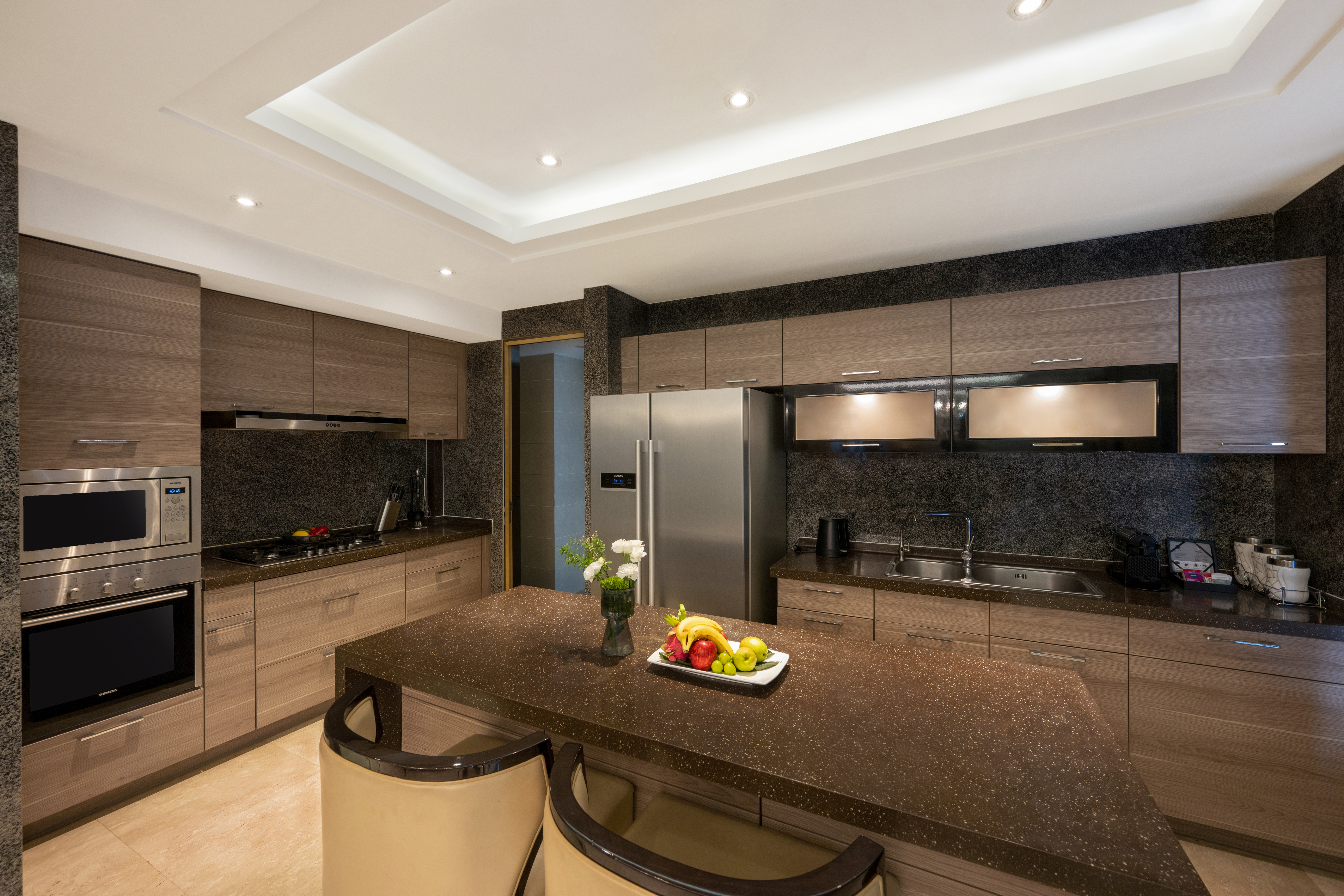 合锦阁三居大平层套房 | 三卧+厨房+烤箱+洗烘一体机