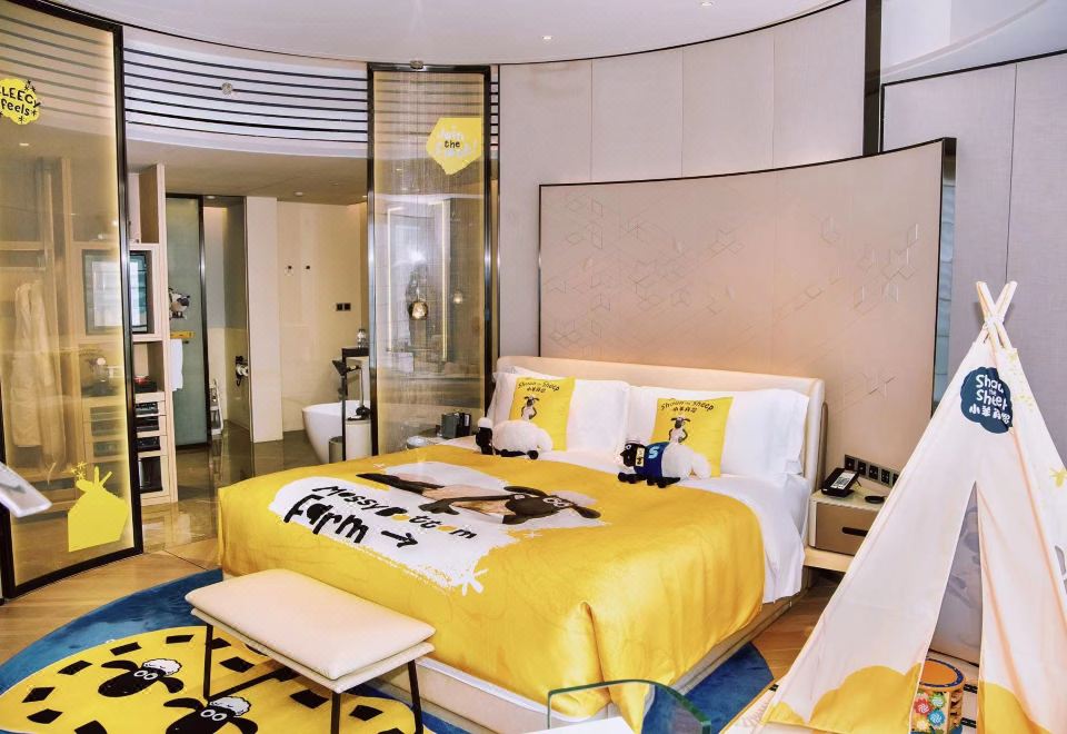 小羊肖恩主题房大床房