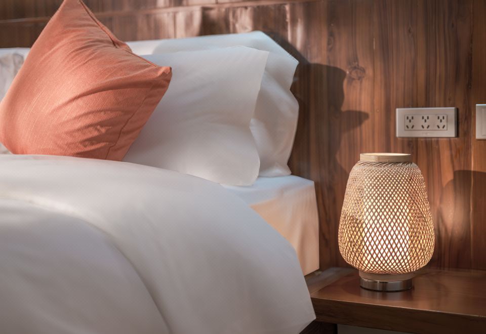 鴛鴦溪-智能客控輕奢大床房【山墅·專屬花園温泉·九牧衞浴·九牧智能馬桶·九牧IMAX絲雨花灑·戴森吹風機·鮮冷冰箱】