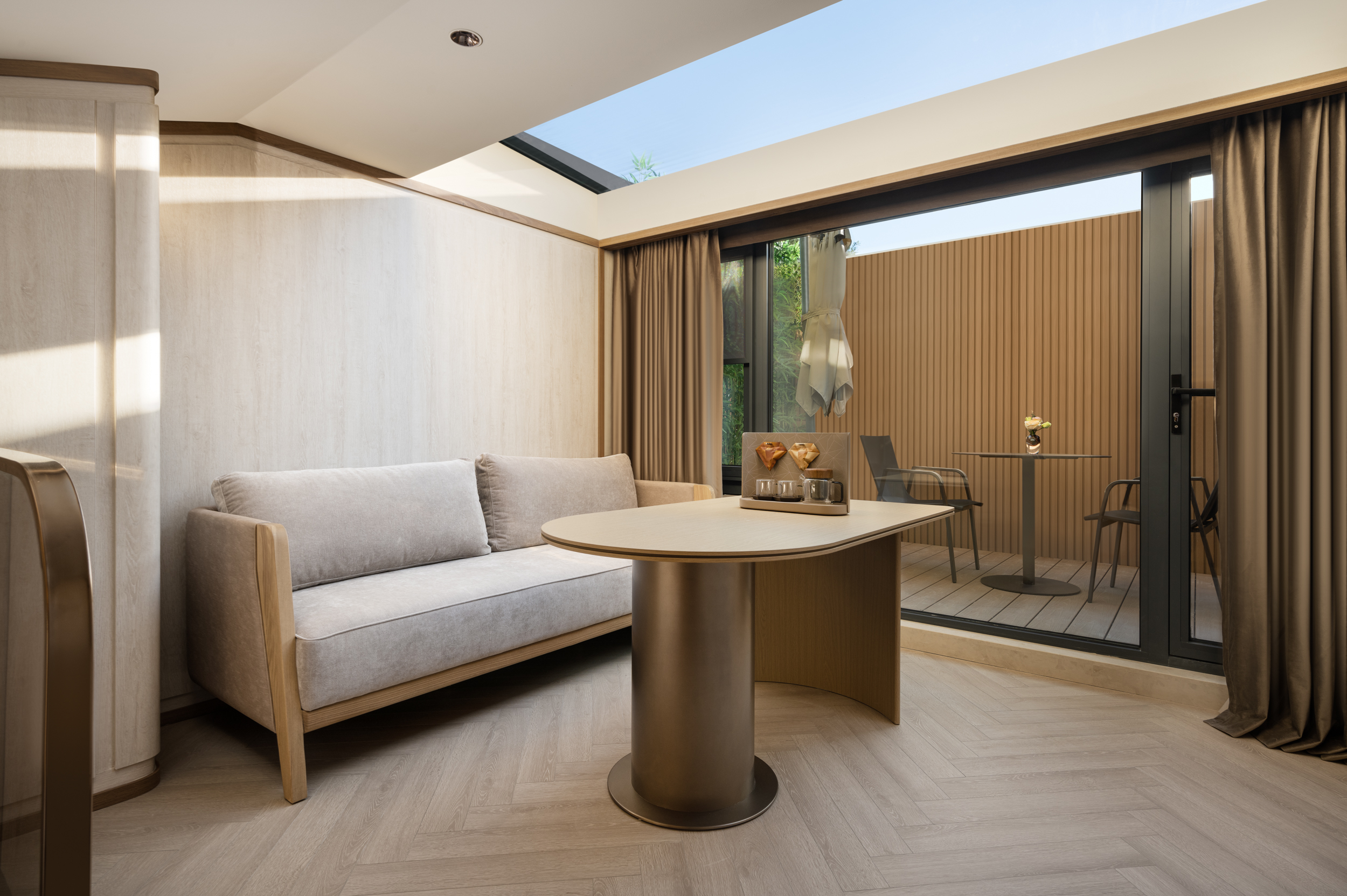 Crystal Orange (Beijing International Trade Jianguomen)露台豪华大床房（星空夜景、室外露台、香氛晶石）