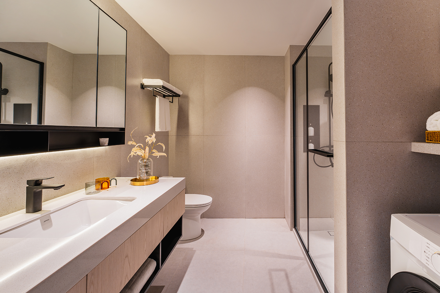 標準一居室（帶廚房洗衣機）