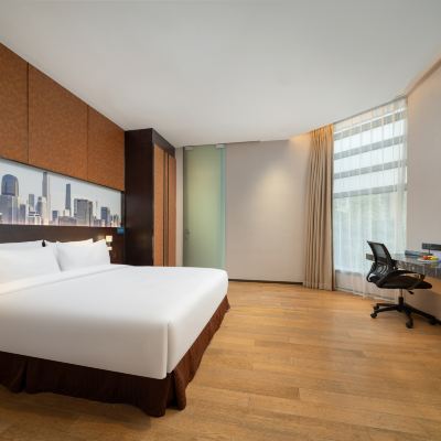 木蓮大床套房-【夏日家庭歡聚空間】 廣州珠江新城木蓮莊飯店優惠