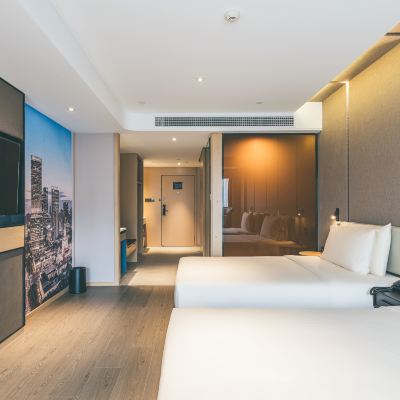 珍寶雙床房（手機投屏＋深度睡眠＋小冰箱） 上海徐家匯天鑰橋亞朵S飯店優惠