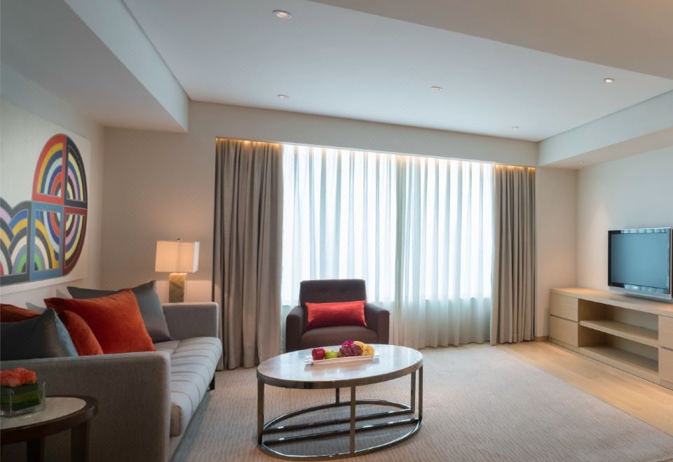 一室一廳豪華家庭公寓套房 | 側江景+洗衣機+烹飪空間