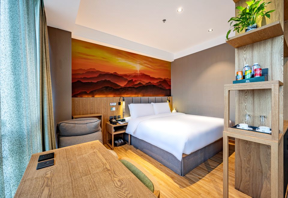 悠然尊享大床房【浪漫浴缸+落地窗视野好】