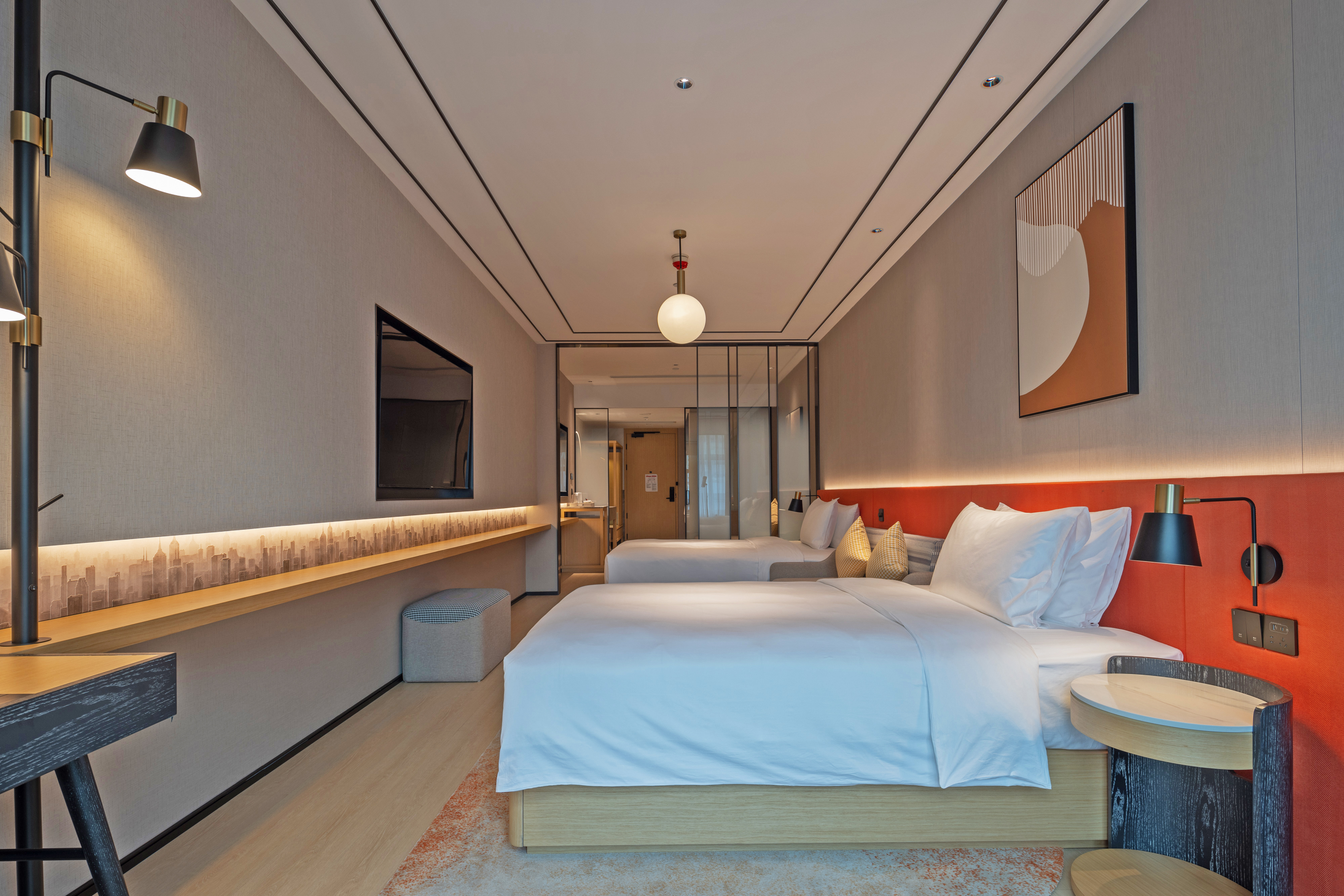 花園雙床房（縱享雙TV+會客廳）