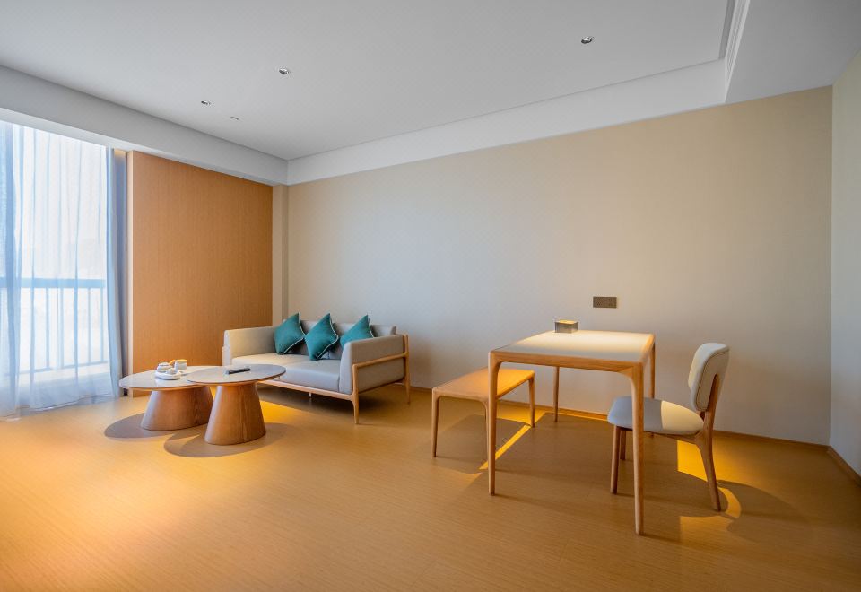 套房【一室一厅|金可儿床垫|公园景观】