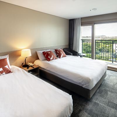 디럭스 트윈룸 (바다 전망) 더 베스트 제주 성산 호텔 쿠폰