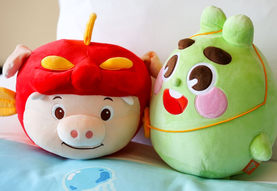 酷芽超級飛俠恐龍主題江景雙床房